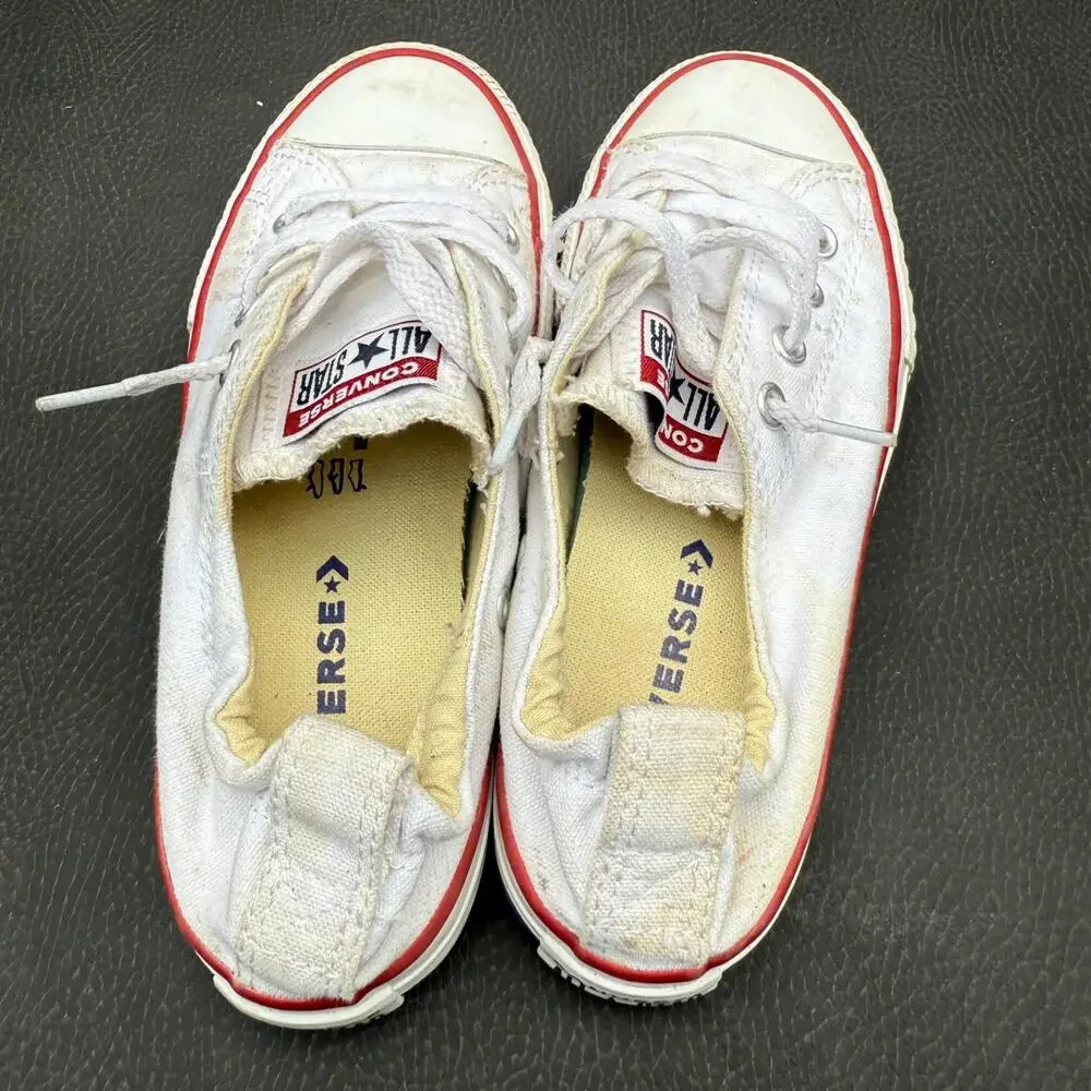 Converse Chuck Taylor All Star‎ Shoreline Slip On White Sneaker Kid's Size 1